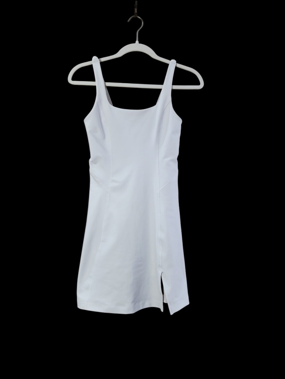 Abercrombie & Fitch YPB Sculptlux Squareneck Mini Athletic Tennis Dress White XS